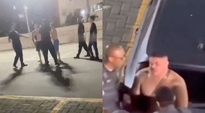 Soldado da PM é filmado agredindo a companheira e colegas