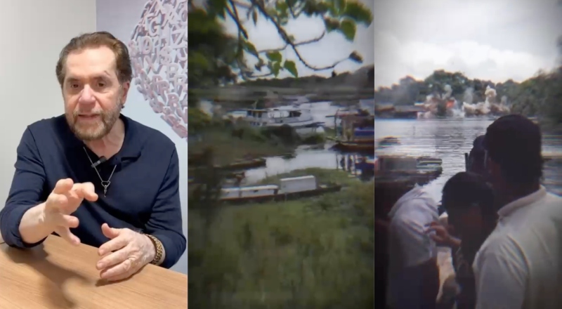 Senador Plínio Valério denuncia explosões de balsas e operações no AM