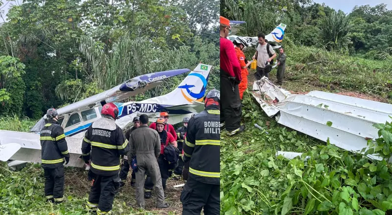 Ventania e chuva causam novo acidente no Aeroclube de Manaus