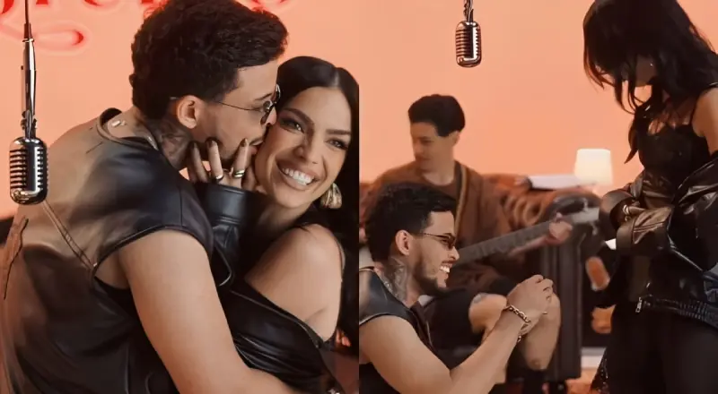 Nenecos noivos: Felipe Amorim e Duda Kropf celebram amor em clipe