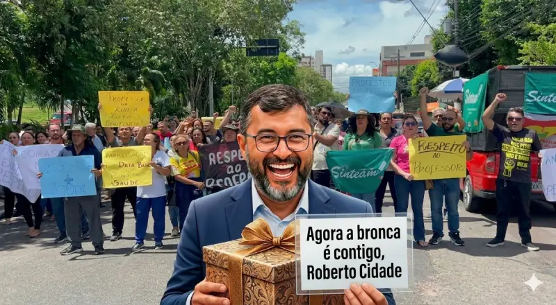 "Presentão de despedida: Wilson Lima corta plano de saúde"