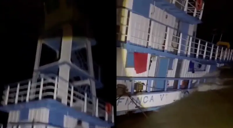 Pânico e desespero: naufrágio impressionante no Rio Amazonas
