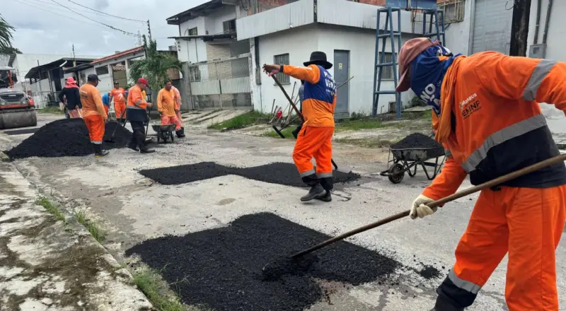 Prefeitura de Manaus leva novo asfalto ao bairro Mauazinho e melhora a mobilidade local