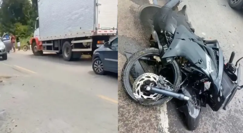 Acidente envolvendo motos e carro deixa feridos graves em Itapiranga
