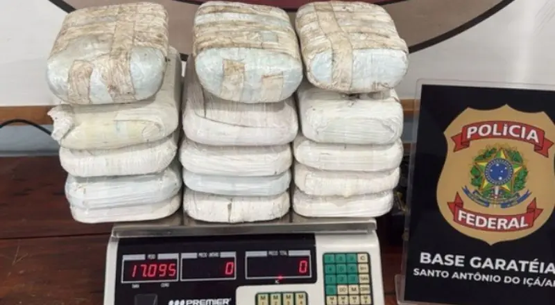 Polícia Federal apreende carga de drogas em embarcação a Manaus