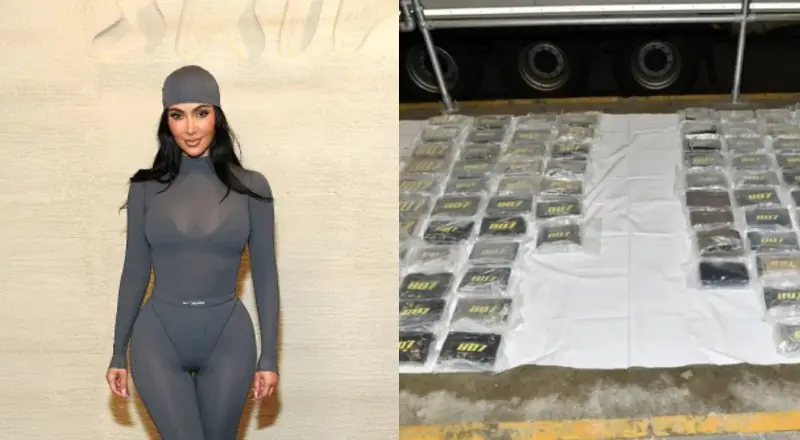 Bomba internacional: marca de Kim Kardashian flagrada com cocaína