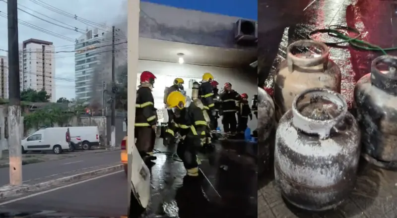 Bombeiros evitam o pior: incêndio em restaurante em Manaus
