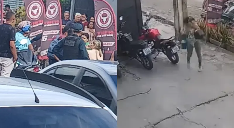 Homem é executado em frente à academia na Cidade Nova: Vídeo chocante