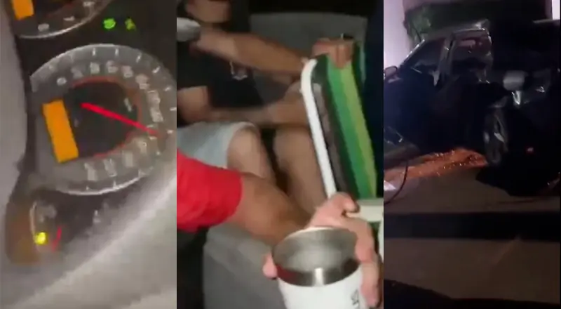 Bonde do Caixão Fechado: colisão grave a 140 km/h em vídeo