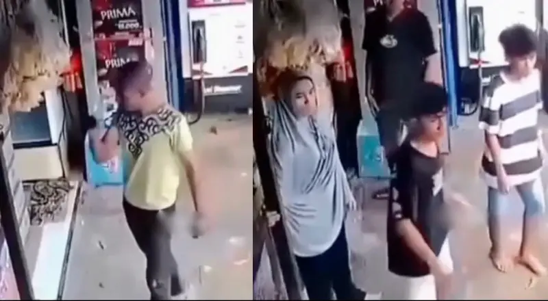 "Bora ver se tu aguenta porrada": jovens defendem loja com coragem