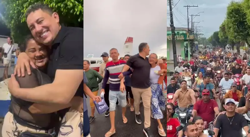 Simão Peixoto comemora o Dia do Trabalhador com apoio popular em Borba