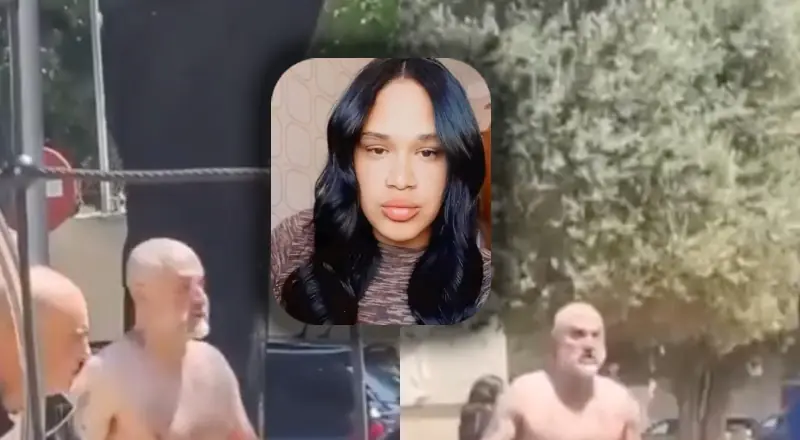 Vídeo mostra homem passeando 'banhado de sangue' após crime chocante