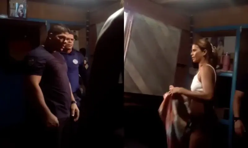 Suposto PM é filmado agredindo mulher em Eirunepé; assista já!