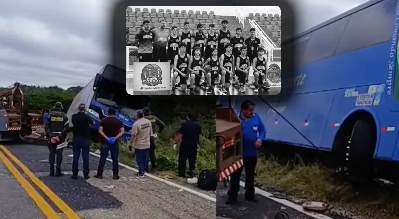 Tragédia: acidente de ônibus leva à perda de jovens atletas