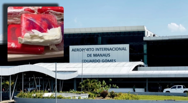 Flagrante no aeroporto! Polícia apreende 12 kg de maconha skunk