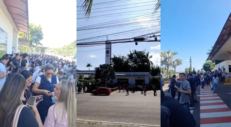 O gás ainda tá forte! Funcionários evacuados em Manaus