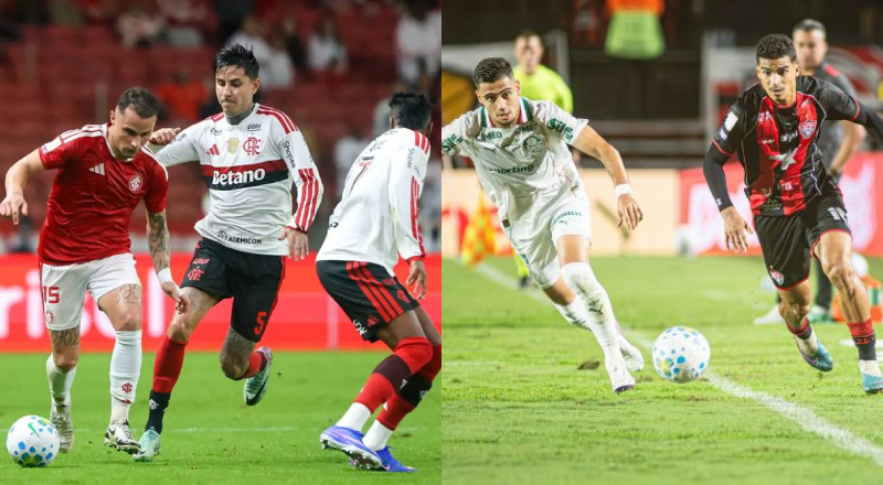 Brasileirão: Flamengo sem vencer e Palmeiras goleia o Vitória