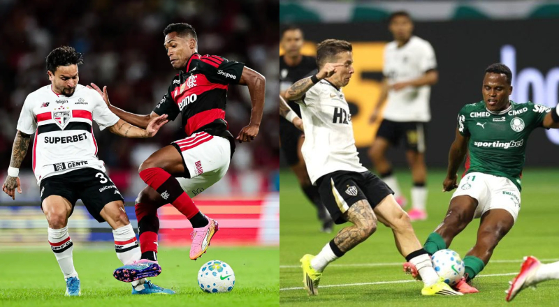 Brasileirão: São Paulo segura o Flamengo e Palmeiras vacila