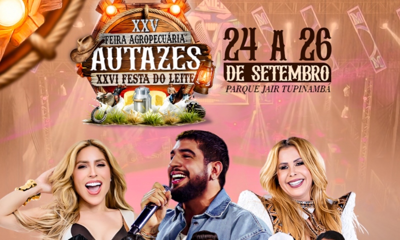 Autazes anuncia Manu Bahtidão, Nattan e Joelma para festa imperdível