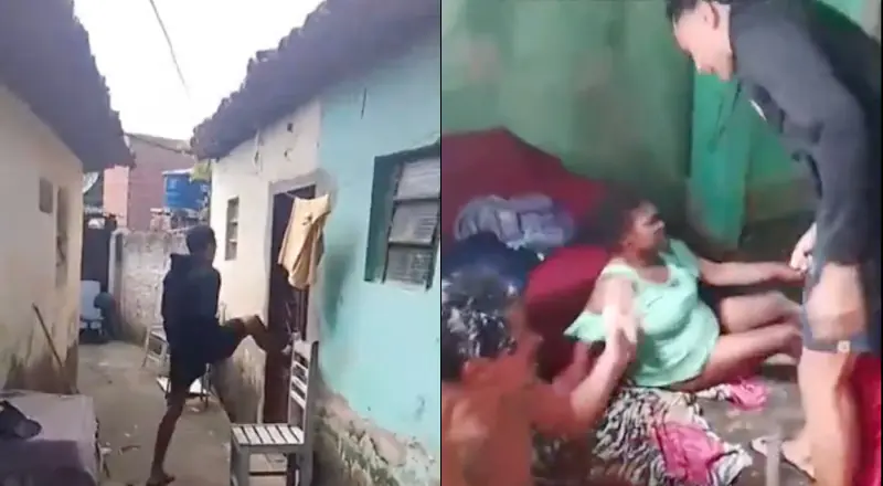 "Tamanho um homem e minha mãe: filho flagra traição e reage"