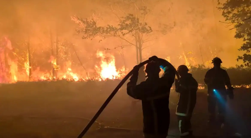 Europa em alerta: incêndios florestais afetam França e Espanha