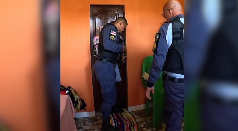 Momentos de tensão: polícia resgata bebê feito refém pelo pai