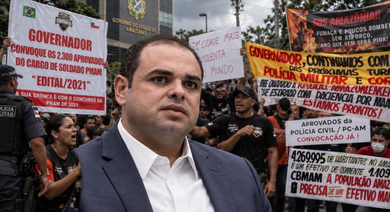 Chega de enrolação: aprovados da Segurança Pública cobram convocação em Manaus