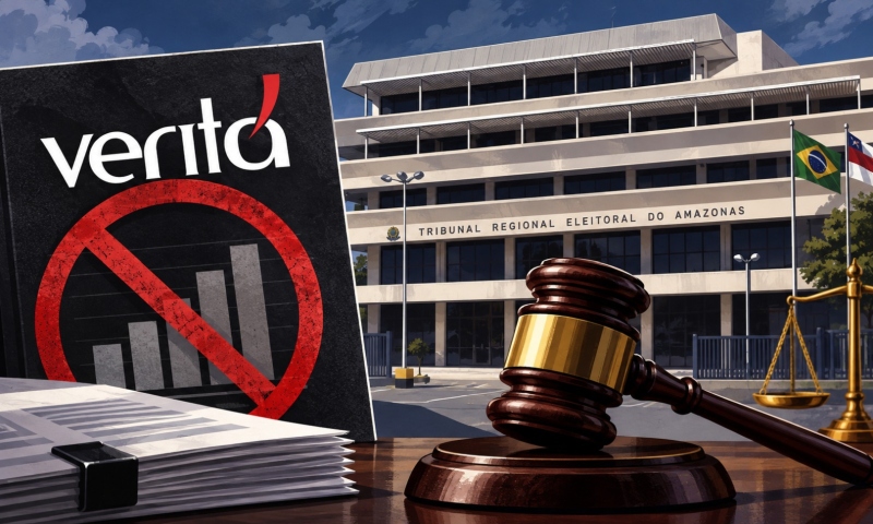 Justiça Eleitoral barra pesquisa do Instituto Veritá e multa