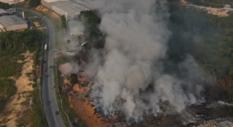 Fumaça toma Manaus e impacta saúde de moradores na região