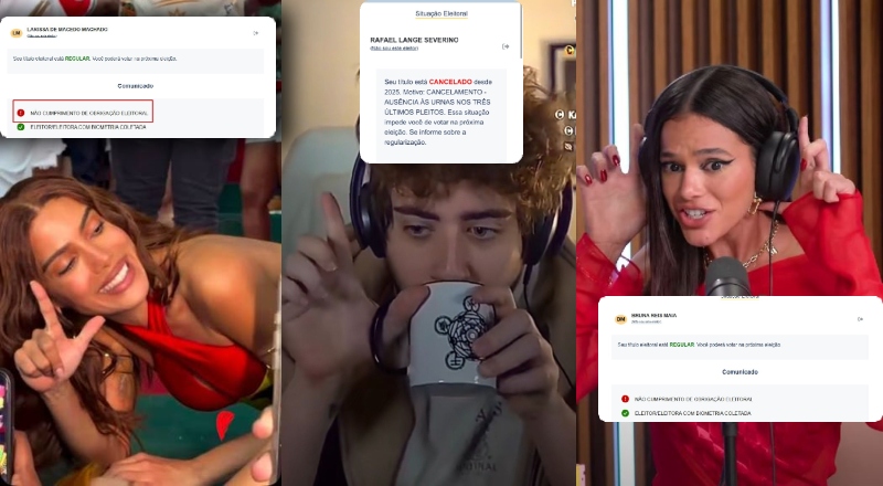 “Anitta, Cellbit, Marquezine e muitos outros” não votaram no 1º turno.