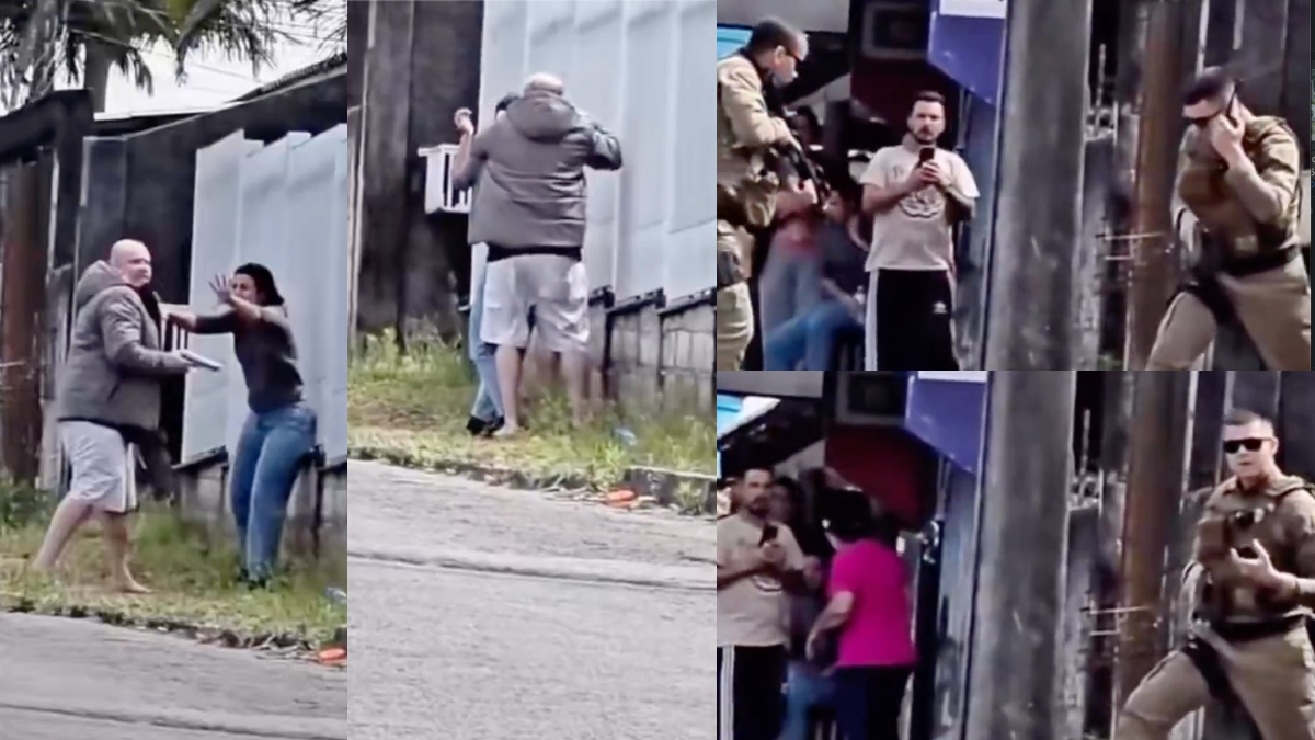 Tudo filmado: PMs evitam tragédia em caso de ameaça no tráfego