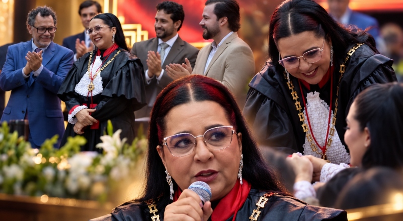 Leda Mara toma posse pela 3ª vez e promete agir contra feminicídio