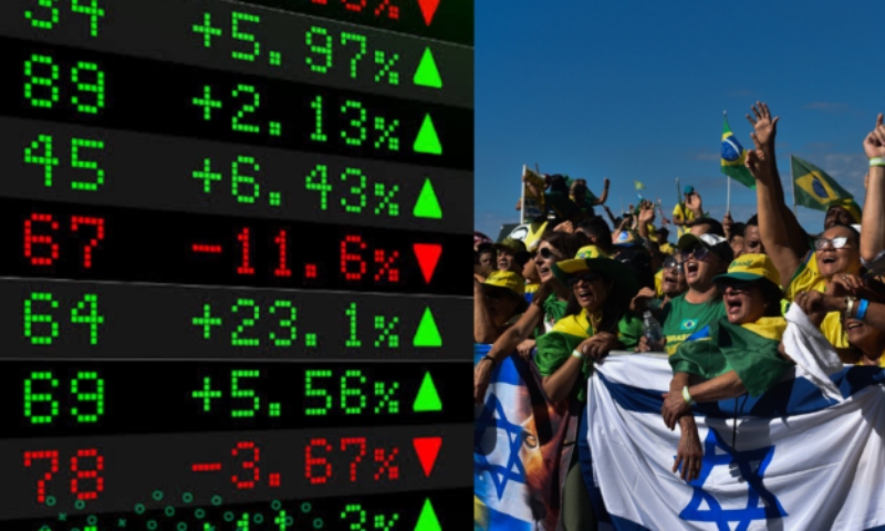 Ibovespa dispara e beira recorde histórico com Flávio candidato