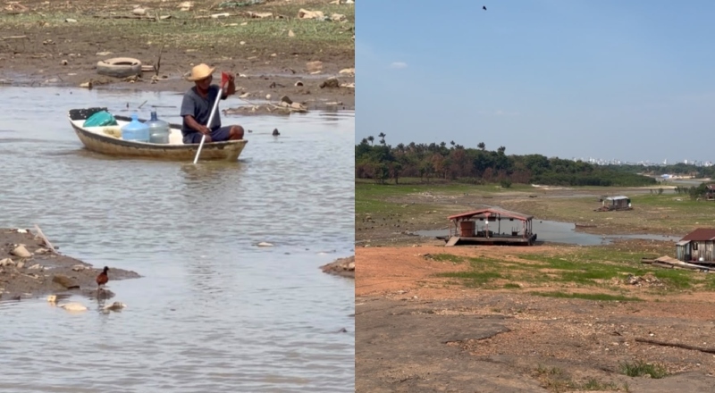 Rio Negro chega a 18,05 metros e causa impacto no Cacau Pirêra